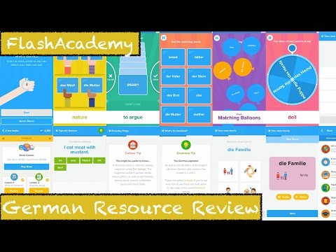 FlashAcademy App Review - German Learning Resource Review - Deutsch lernen