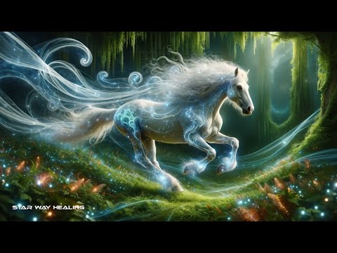 528Hz WHITE HORSE • ACHIEVING DREAMS • RELEASING BLOCKAGES • MIRACLES FREQUENCY