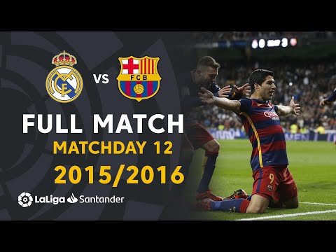Real Madrid vs FC Barcelona (0-4) Matchday 12 2015/2016 - FULL MATCH