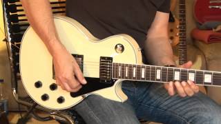 Video thumbnail for 2012 Gibson Les Paul Classic Custom, white Part2 by GregsGuitars