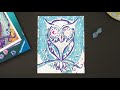 Tapymas pagal skaičius CreArt Dreaming Owl 28990 Ravensburger