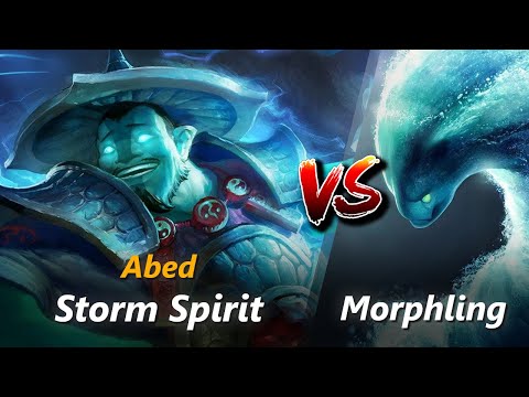 How to Storm Spirit mid vs Morphling (feat. Abed) | First 10 minutes