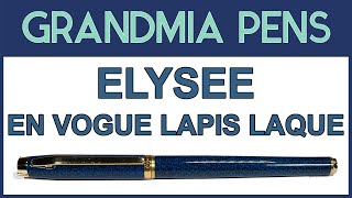 ELYSEE EN VOGUE LAPIS LAQUE FOUNTAIN PEN