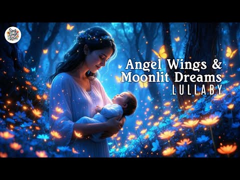 Angel WIngs & Moonlit Dream Lullaby  | A Soothing Bedtime Prayer Lullaby for Children 🙏✨