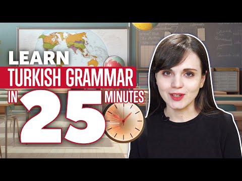 Learn Turkish Grammar in 25 Minutes: Master Turkish Course