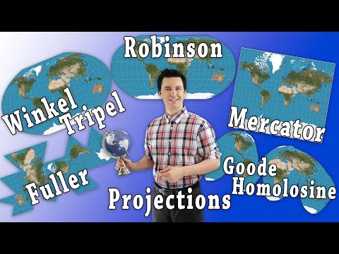 Types of Map Projections [AP Human Geography]