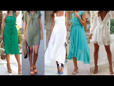 VESTIDOS DE VERANO SENCILLOS BONITOS Y ELEGANTES