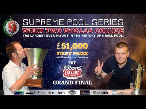 Phil Harrison vs Darren Appleton - The Supreme Pool Series - Home Leisure Direct Grand Final - T3