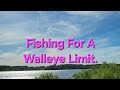 Video Thumbnail for Fishing For A Walleye Limit.