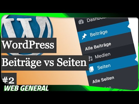 WordPress: When to create pages & posts + categories