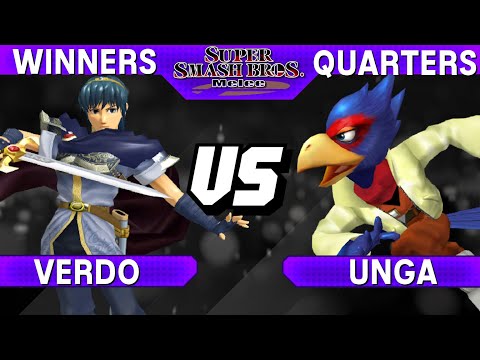 Smash Melee - Verdo (Marth) vs Unga (Falco) - S@LT 199 Winners Quarters