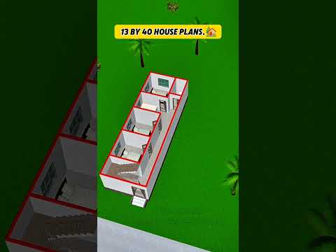 13 by 40 Feet House plans 🥀🥀🥀🥀🥀 #home #ErArman