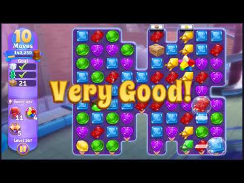 Wonka's World of Candy Level 367 - NO BOOSTERS + FULL STORY 🍫 | SKILLGAMING ✔️