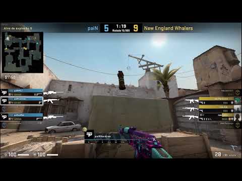 Pov hardzao (24/24) CS GO DEMO DUST2 19 PAIN VS 17 NEW ENGLAND WHALERS (ESEA Summer 28/09/2020)