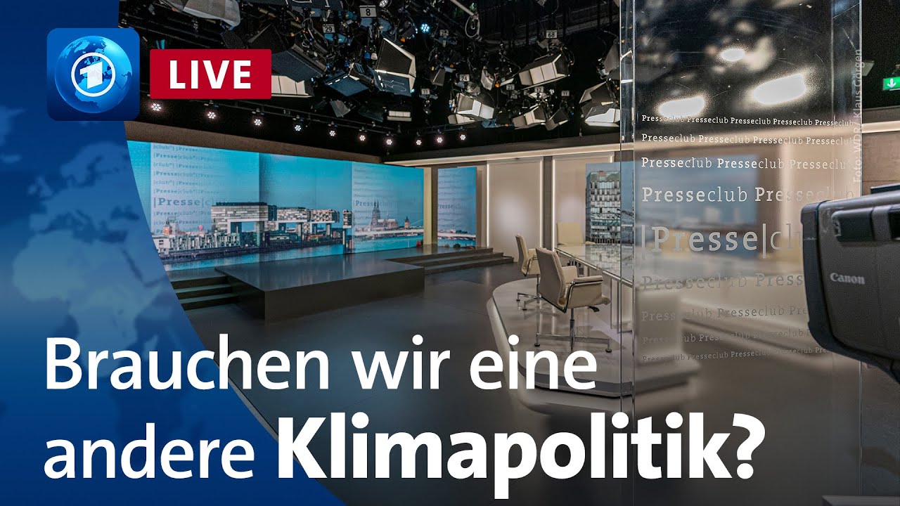 Live: Presseclub | Industrie in Gefahr − Brauchen wir eine andere Klimapolitik?