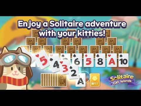 Solitaire Cat Islands-TriPeaks Video