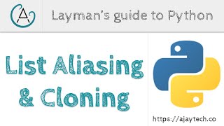 List Aliasing & cloning in Python