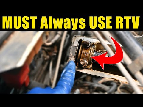 Where to Put RTV on Valve Cover Gaskets - Also Oil Cooler Lines Swap