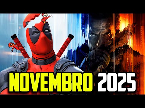 10 Jogos LANÇAMENTOS INCRÍVEIS de NOVEMBRO 2025!