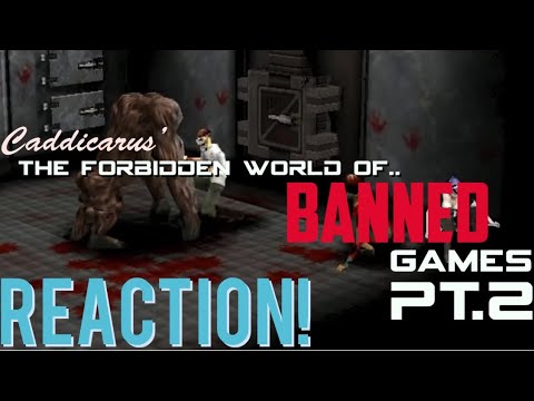 GLAD I HAVEN’T RENT THOSE GAMES! Caddy’s The Forbidden World of BANNED Games Pt.2 Reaction!