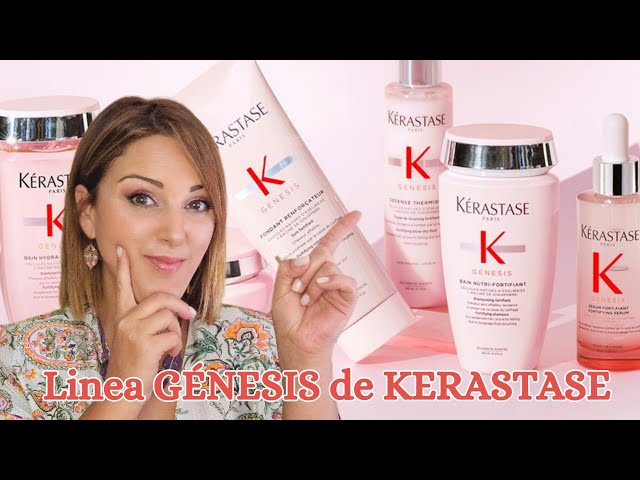 Vídeo relacionado con Kérastase Genesis, Champú Fortificante Anticaída, Con Textura En Gel, Limpia y Previene la Rotura, Enriquecido con Edelweiss y Raíz de Jengibre, Para Pelo Fino o Frágil, Bain Hydra-Fortifiant, 250 ml