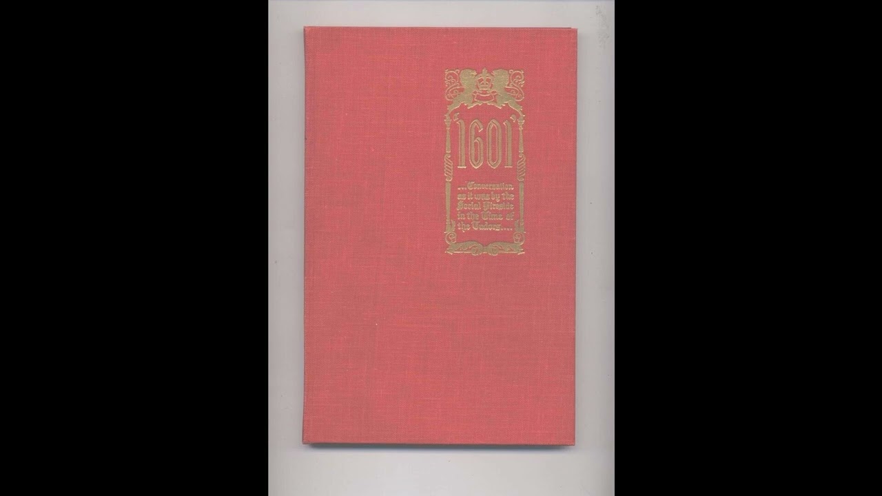 MARK TWAIN'S [Date, 1601.] CONVERSATION As It WAS By The SOCIAL FIRESIDE In The TIME- Full Audiobook