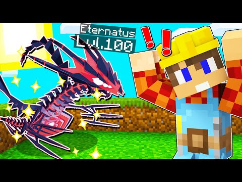 I CAUGHT 100% LEGENDARY POKEMON ETERNATUS ON PIXELMON!!