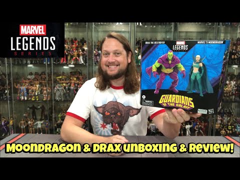 Moondragon & Drax Guardians of the Galaxy Marvel Legends Unboxing & Review!