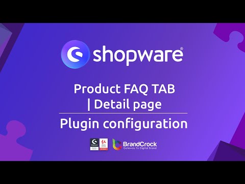 Shopware 6 Plugin Product FAQ TAB | Detail page