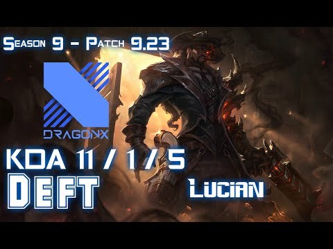DRX Deft LUCIAN vs JINX ADC - Patch 9.23 KR Ranked
