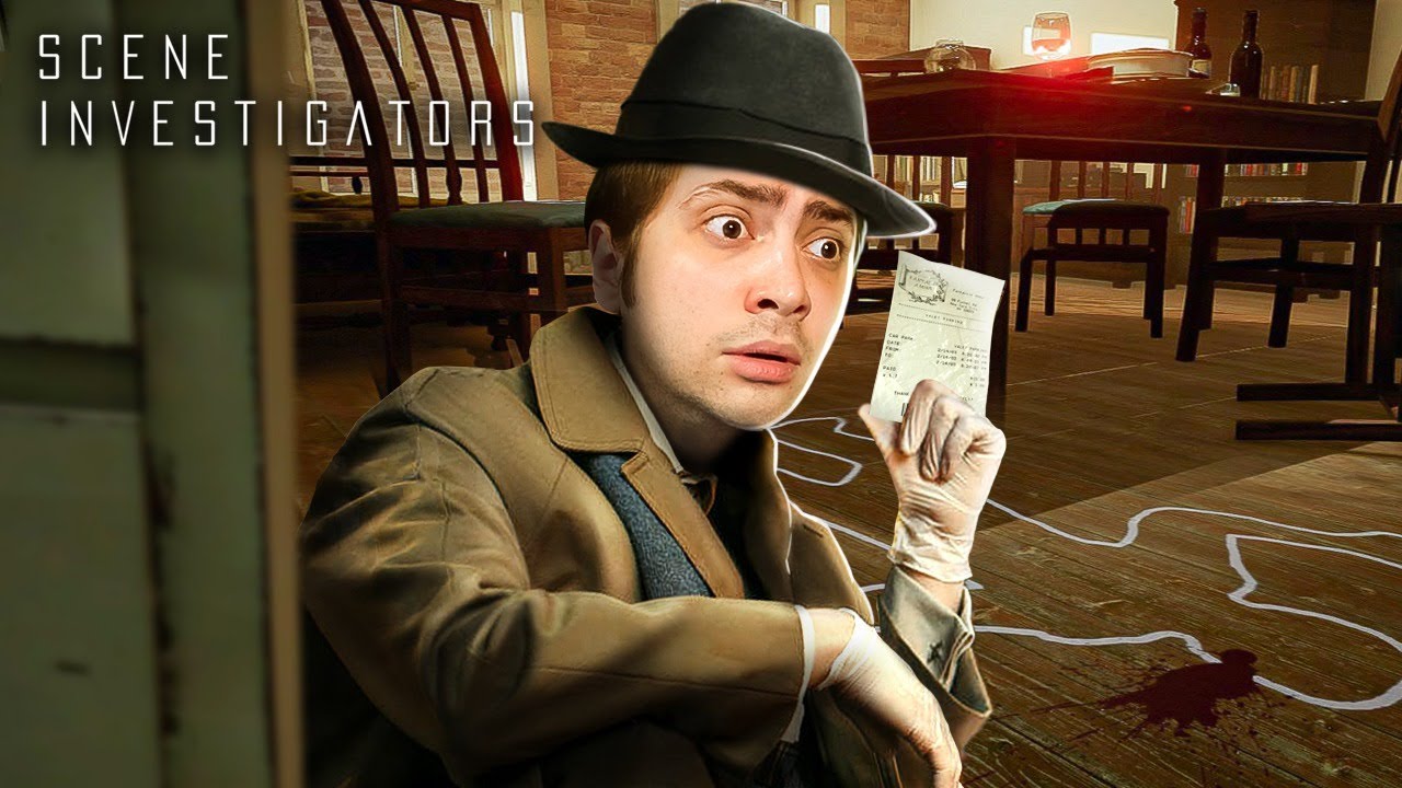 alanzoka jogando a demo de Scene Investigators