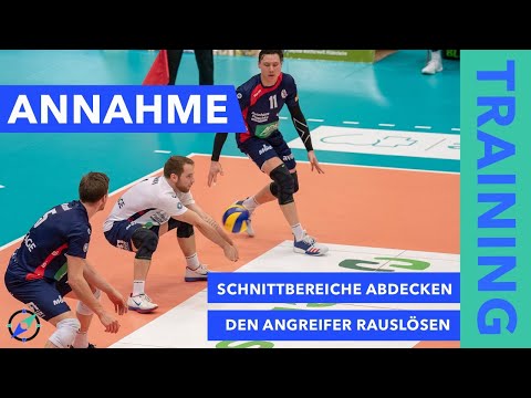 Reception training - improving coordination with the net attacker...