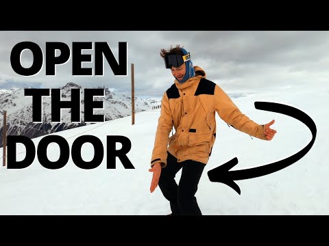如何在單板滑雪板上做短距離轉彎 (How to make Short Turns on a Snowboard)