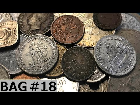 EXPENSIVE (Silver) & TOUGH WORLD COINS UNBOXED In Half Pound World Coin Batch - Hunt #18