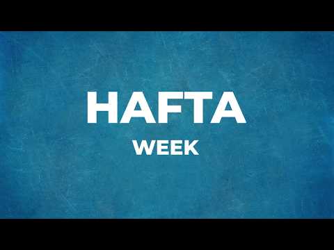How to Pronounce Hafta (Week in Turkish)