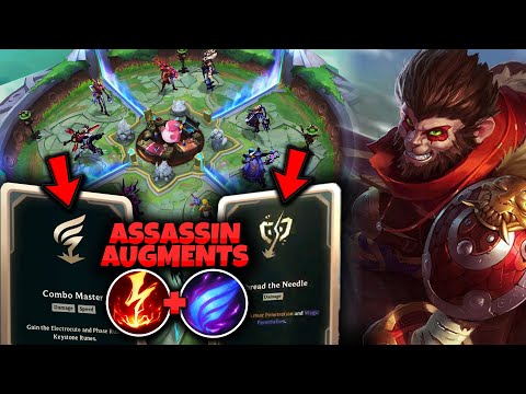 I got the PERFECT ASSASSIN AUGMENTS on ASSASSIN WUKONG! | KingKongLoL