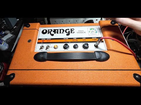 Orange Tiny Terror Guitar Amplifier Repair Built Like a Tank and Sounds Awesome Celestion Vintage 30