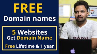 Get Free Domain Names for Lifetime | Free TLDs For Lifetime & 1 Year | Hosting Also With 1 Website
