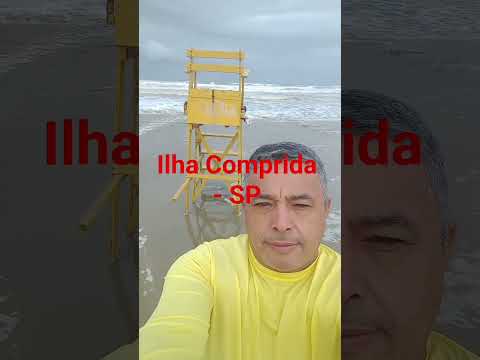ressaca em Ilha Comprida. litoral sul de São Paulo