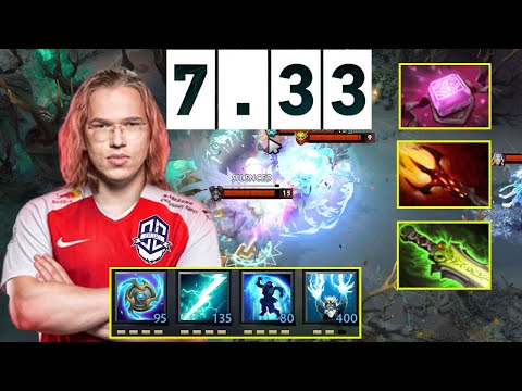This is How Topson Zeus MIDLANE - MAGIC BUILD in NEW PATCH 7.33 Dota 2 pro Gameplay