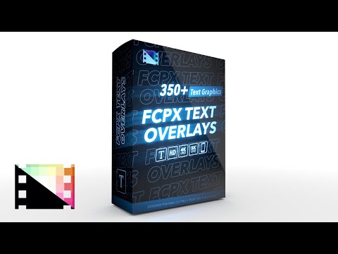 FCPX Text Overlays - Professional Animated Text Graphics for Final Cut Pro - Pixel Film Studios