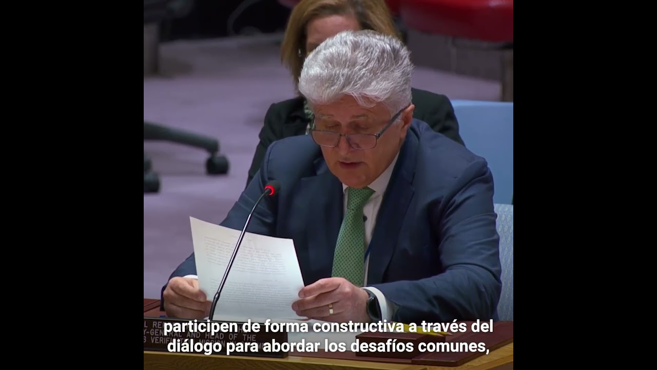 Jefe de la Misión de Verificación de la ONU en Colombia pide diálogo para abordar los retos
