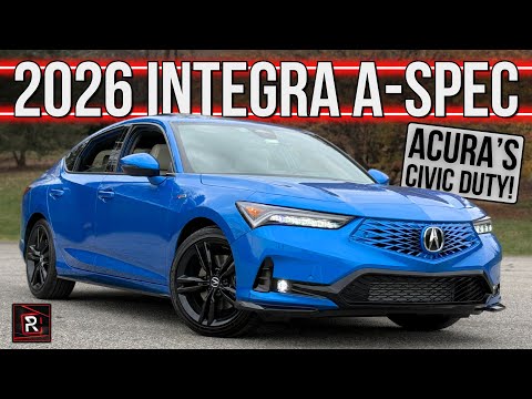 The 2026 Acura Integra A-Spec Remains A Youthful Sporty Turbo Sedan For Enthusiasts