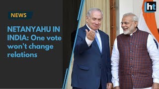 Israeli PM in India: One UN vote won't change our relations