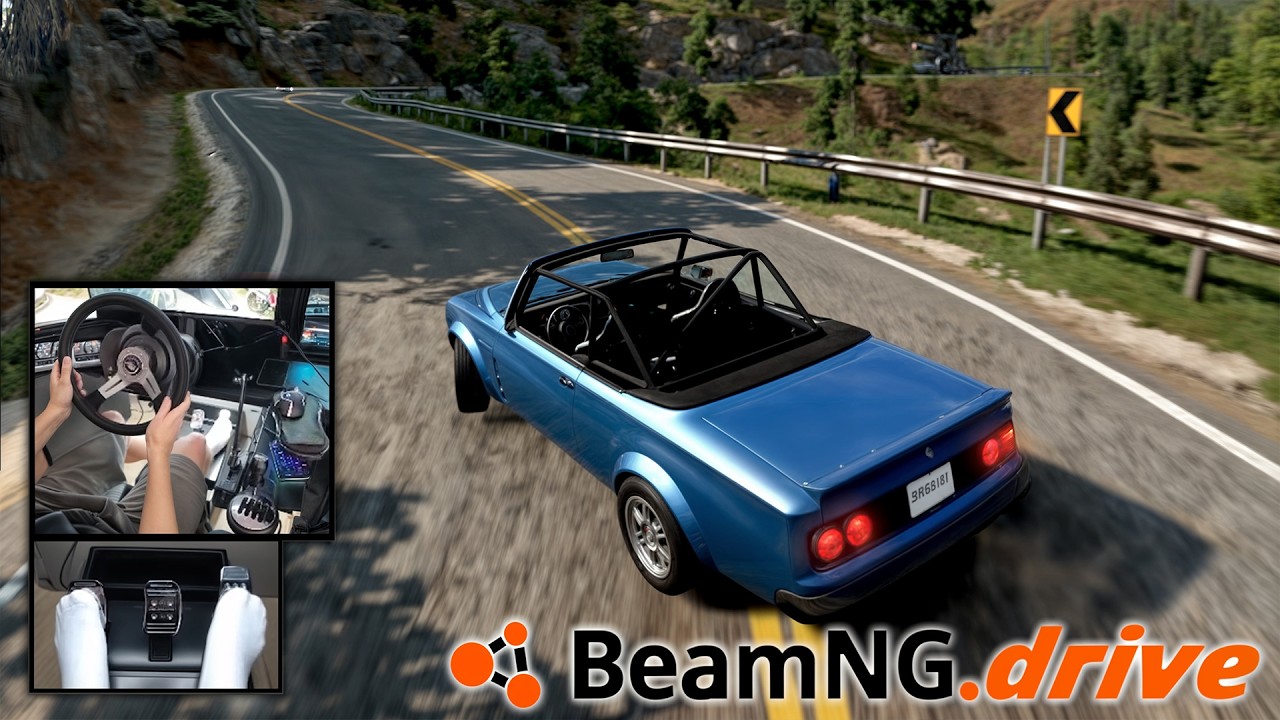 Arrisquei tudo com o NOVO PROJETO de DRIFT na MONTANHA! - BeamNG RLS #16