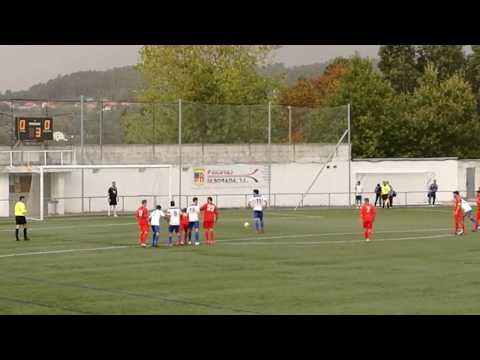Gol de penalty de Iván en el Marcón 2-2 Caselas