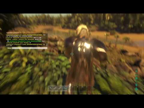 Solo Taming A Level 110 Rex without traps in Ark