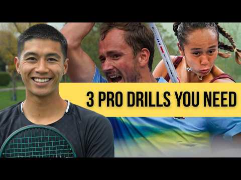3 Pro Level Tennis Drills All Players Can Use!