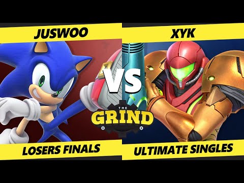 The Grind 285 LOSERS FINALS - Juswoo (Sonic) Vs. XYK (Samus) Smash Ultimate - SSBU
