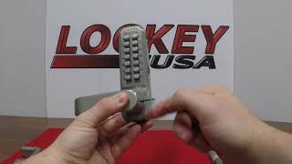 LockeyUSA 2835/2835DC Mechanical Keyless Combination Lever Lock Installation